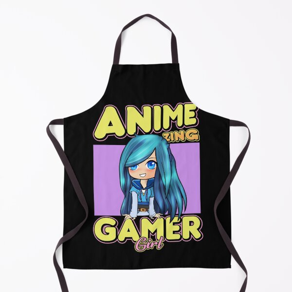 Item preview, AnimeZing gamer girl Aesthetic anime chibi itsfunneh rainbow art designed and sold by Infdesigner.