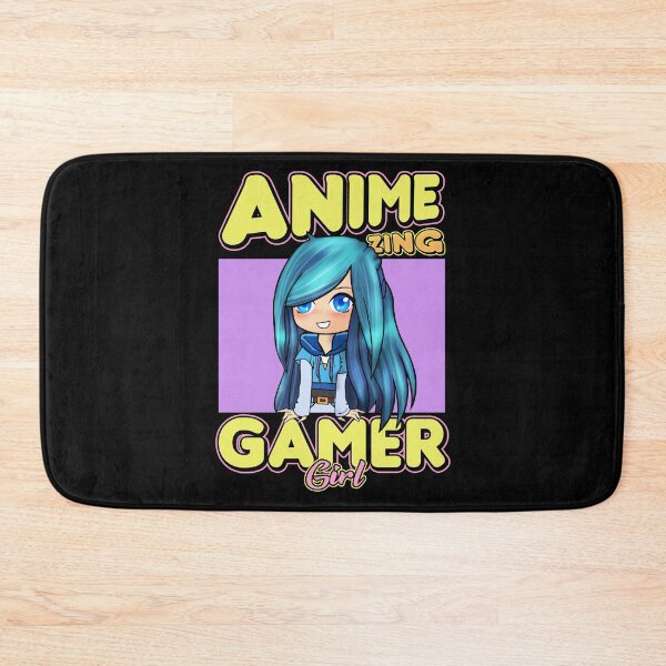Item preview, AnimeZing gamer girl Aesthetic anime chibi itsfunneh rainbow art designed and sold by Infdesigner.