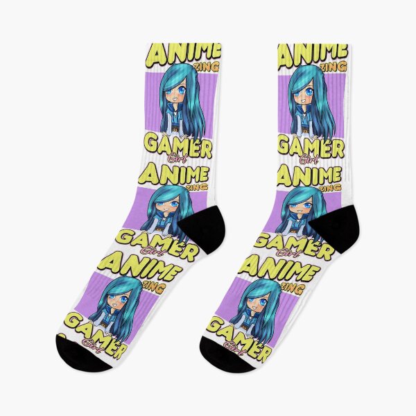 Item preview, AnimeZing gamer girl Aesthetic anime chibi itsfunneh rainbow art designed and sold by Infdesigner.