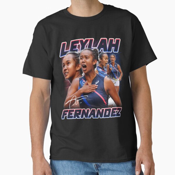 Aperçu de l'œuvre Leylah Fernandez Tennis Signature Vintage Rétro Années 80 Années 90 Style Rap Bootleg créée et vendue par HayleyMonahan.