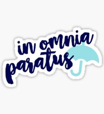 In omnia Paratus Sticker