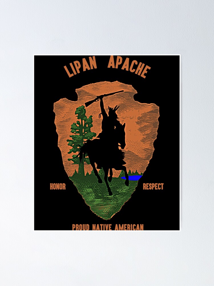"Lipan APACHE Native American Indian Retro Arrow " Poster for Sale by
