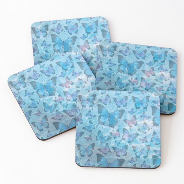 Item preview, Blue butterflies designed and sold by Beeroclock.