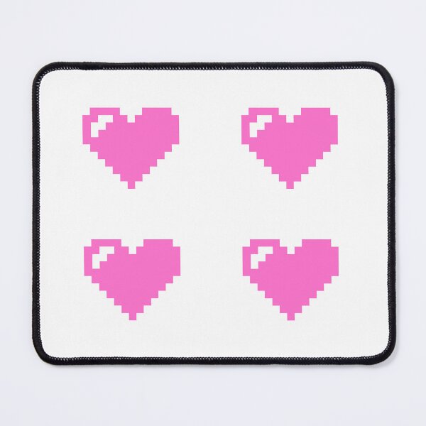 Item preview, pastel pink pixel hearts designed and sold by sassyteens.
