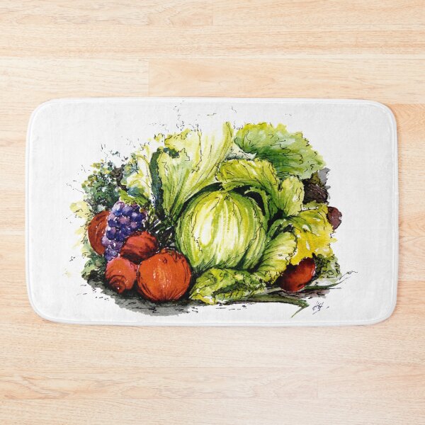 Item preview, Lettuce Eat - Watercolour and Ink Painting  designed and sold by Heatherian.