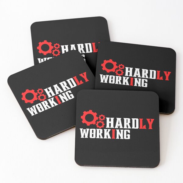Item preview,  Vintage Hardly Working Funny Typography  designed and sold by X-Trends.