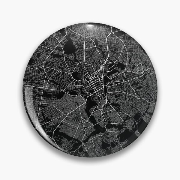Item preview, Lubumbashi City Map of Democratic Republic of the Congo - Full Moon designed and sold by deMAP.