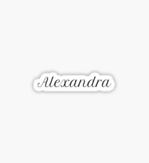 Alexandra Sticker