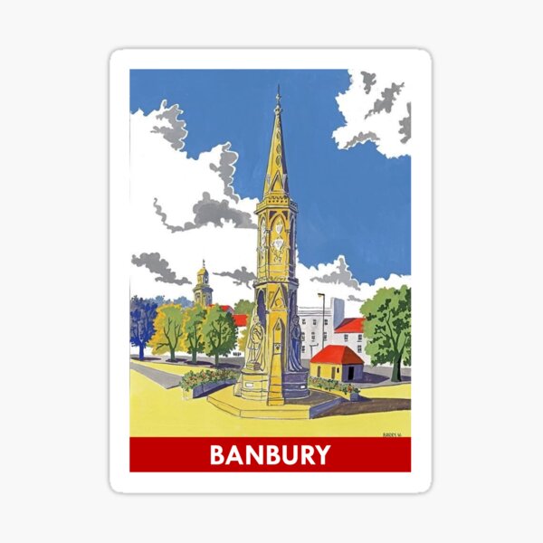 Banbury Cross Sticker