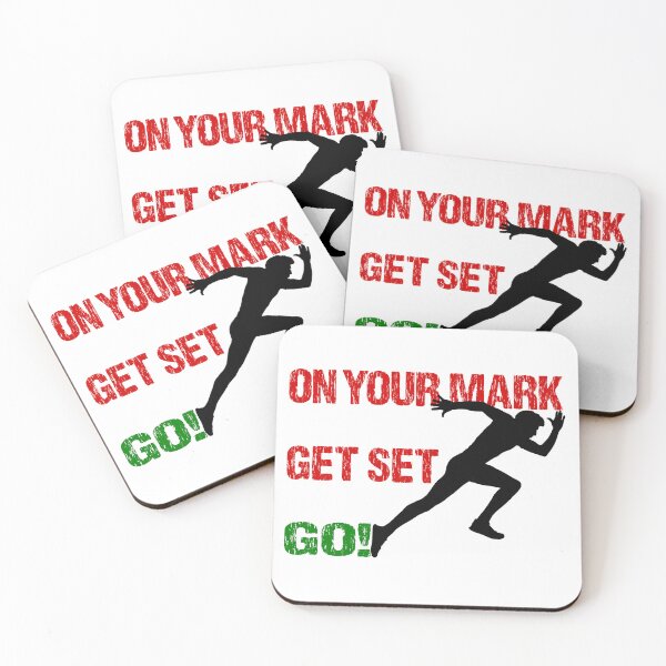 Item preview, ON YOUR MARK GET SET GO designed and sold by DomGDesign.