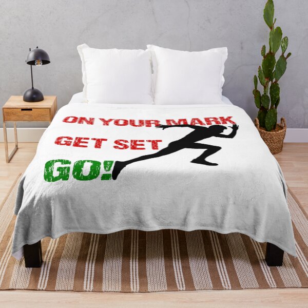 Item preview, ON YOUR MARK GET SET GO designed and sold by DomGDesign.