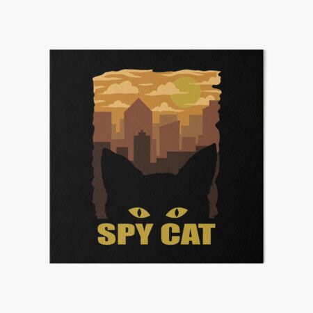 Spy Cat Art Board Print