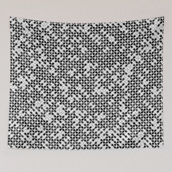 Item preview, Metaballs Pattern #6 • Black & White Color Palette designed and sold by tessellnator.