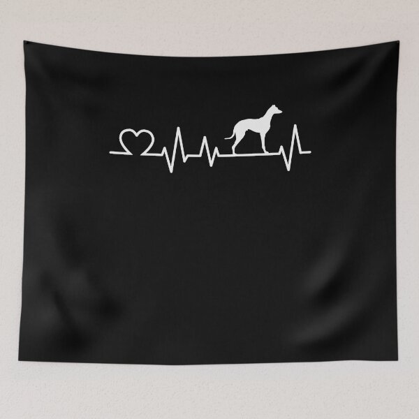 Item preview, Galgo Espanol Heartbeat Spanish Greyhound designed and sold by madgrfx.