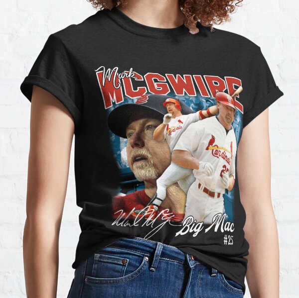 Vintage Mark Mcgwire Shirt YOUTH XL Gray St Louis Cardinals MLB Baseball  90s
