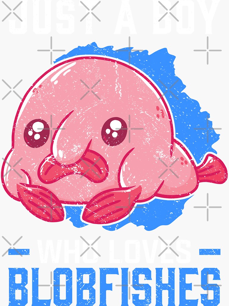 Blob fish boy loves fish meme Baby T-Shirt by madgrfx