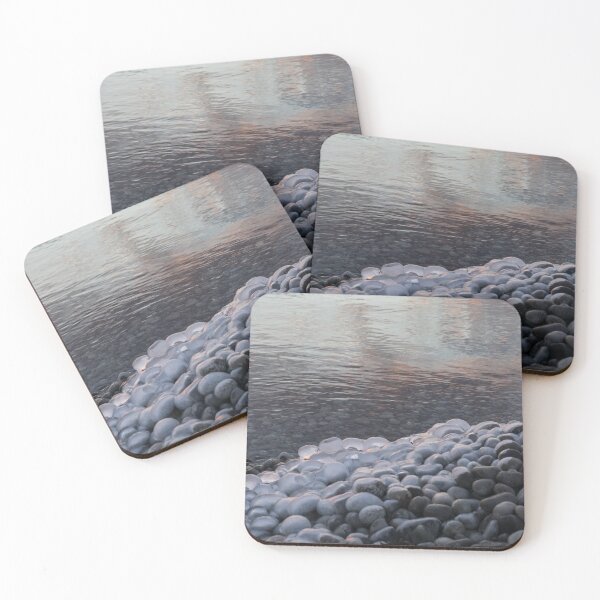 Item preview, Elemental Layers and Textures - Ice Jeweled Pebbles on a Beach designed and sold by Georgia Mizuleva.
