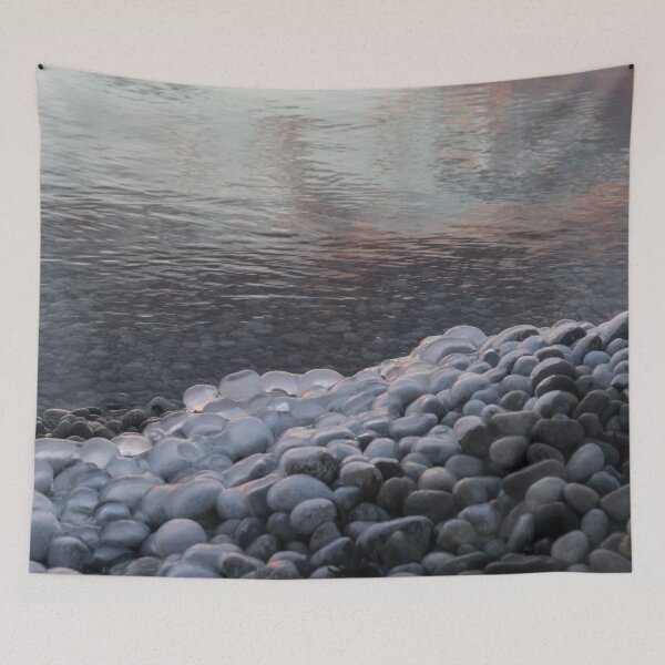 Item preview, Elemental Layers and Textures - Ice Jeweled Pebbles on a Beach designed and sold by Georgia Mizuleva.