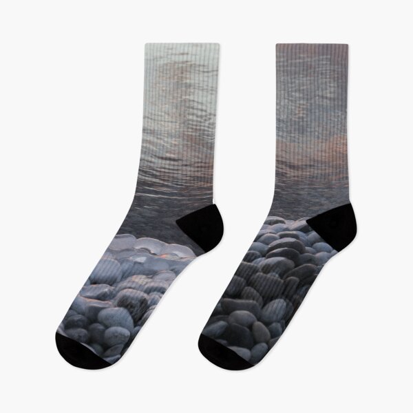 Item preview, Elemental Layers and Textures - Ice Jeweled Pebbles on a Beach designed and sold by Georgia Mizuleva.