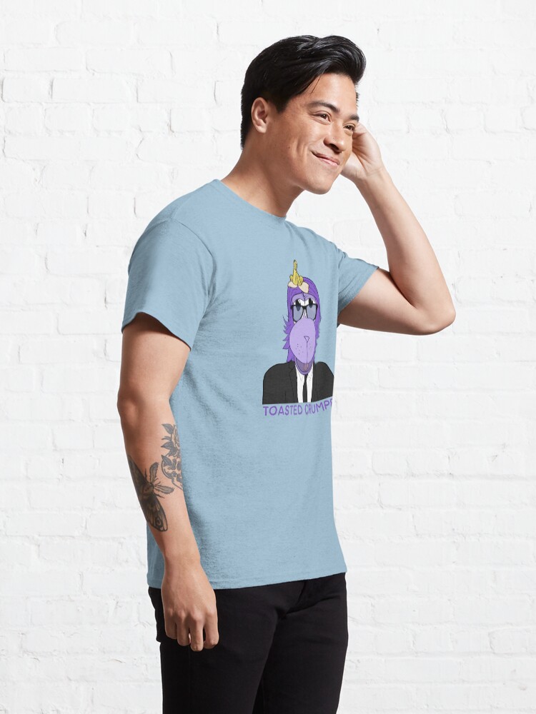 Alternate view of Toasted Crumpet NFT Serious Purple Classic T-Shirt