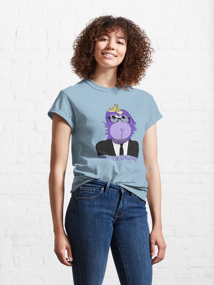 Alternate view of Toasted Crumpet NFT Serious Purple Classic T-Shirt