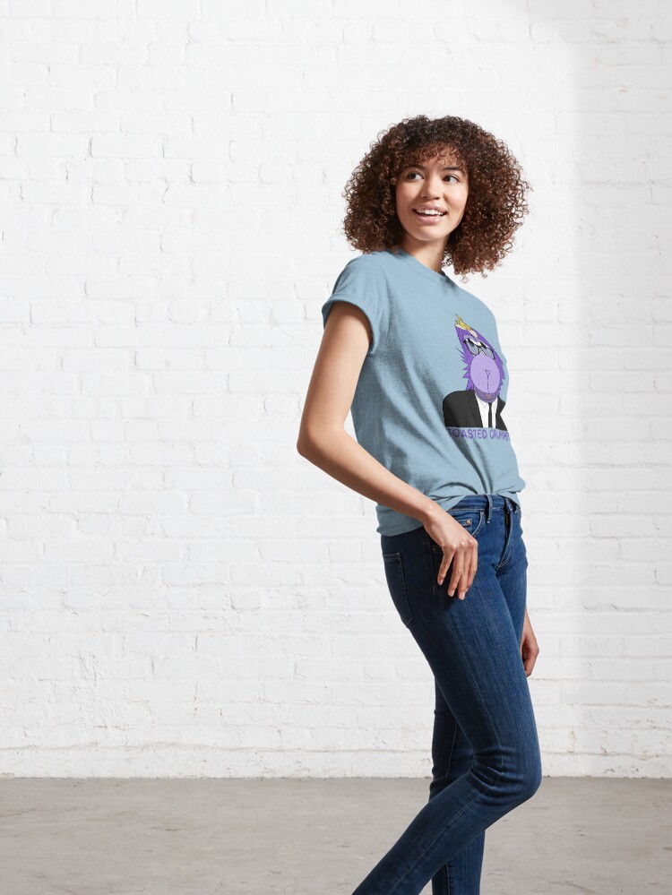 Alternate view of Toasted Crumpet NFT Serious Purple Classic T-Shirt
