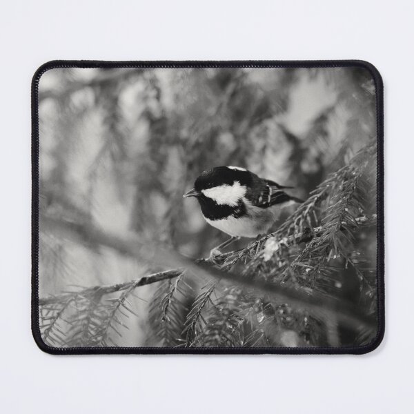 Item preview, Busy in the spruce. Coal tit bw designed and sold by Jouko Lehto Photography.