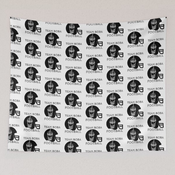 Item preview, Team Boba Football White. designed and sold by JockArts.