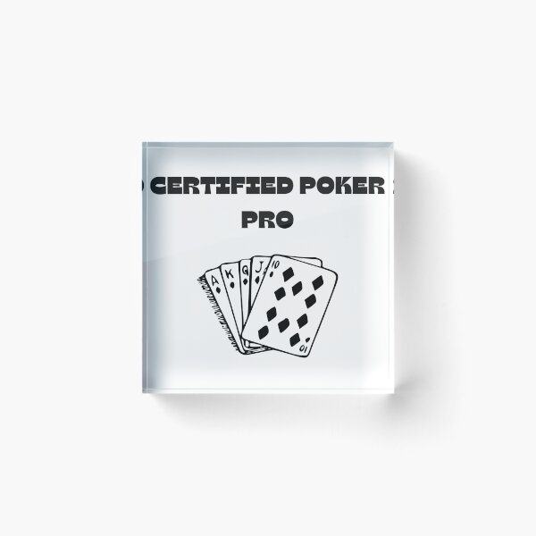 Item preview, Certified Poker Pro designed and sold by ChessPoker.