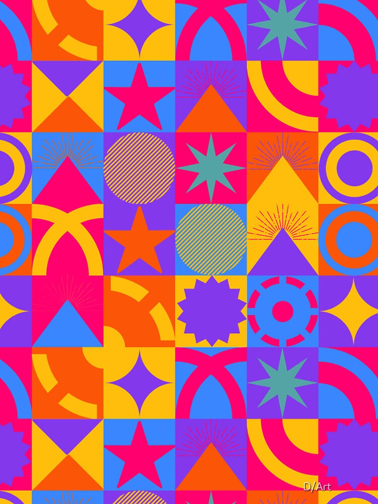 Thumbnail 4 of 4, iPhone Case, Geo Pattern. Colorful pattern designed and sold by Danutzsrl.