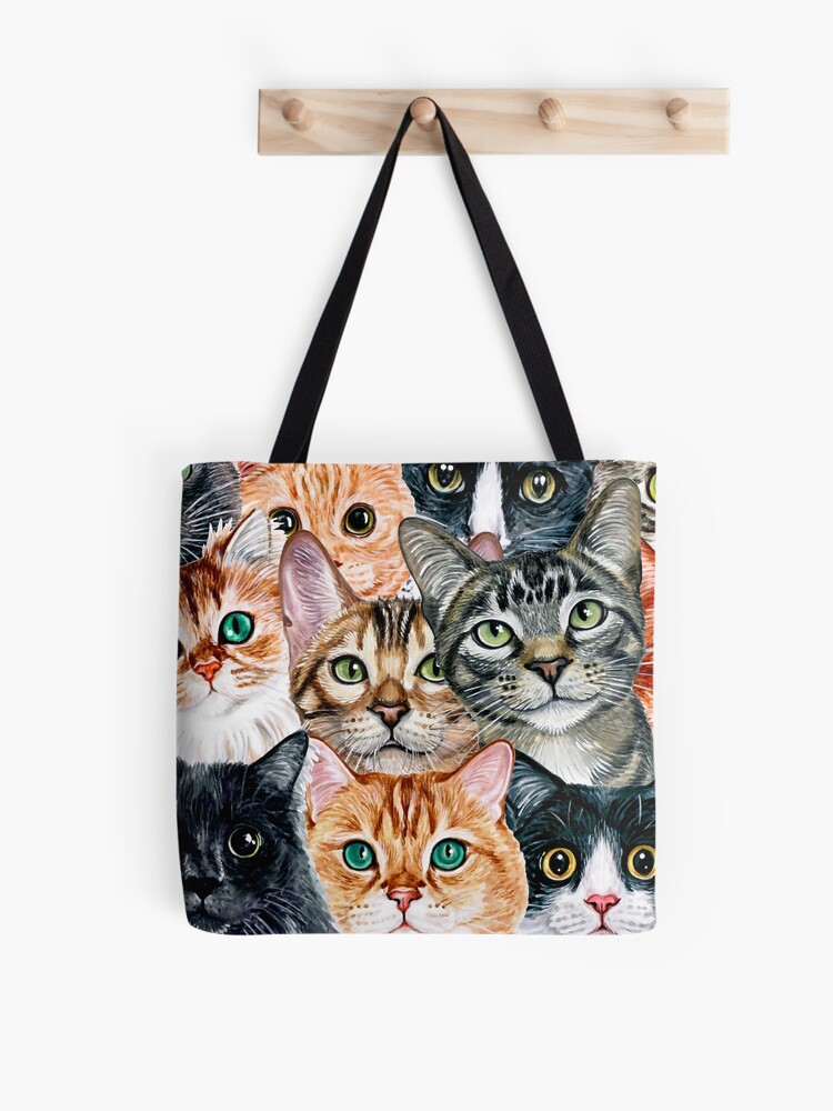 Cat discount print purse