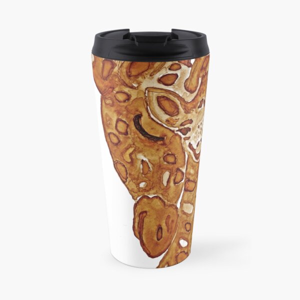 Giraffe Nuzzle - CoffeeART Travel Coffee Mug