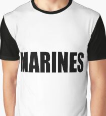 Basic MARINES Graphic T-Shirt