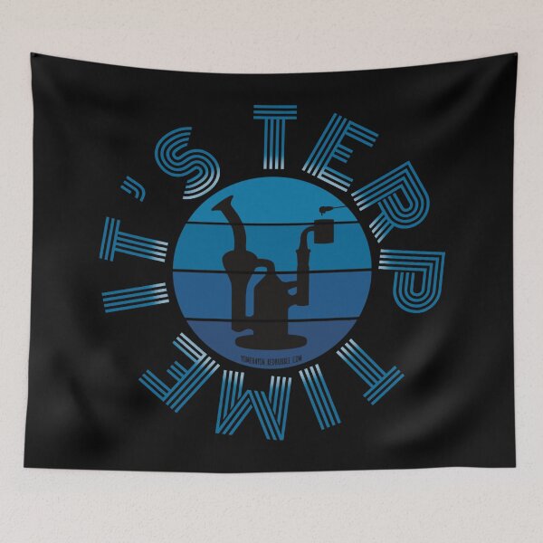 Item preview, Retro Vintage Sunset Blue Dab Rig-Its Terp time  designed and sold by YomeHayin.