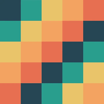 Artwork thumbnail, Geo Pattern. Colorful pattern by D/Art ⭐⭐⭐⭐⭐
