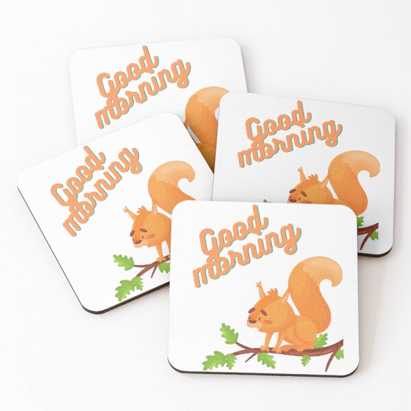 Item preview, Squirrel Good Morning People designed and sold by alexadybanu.