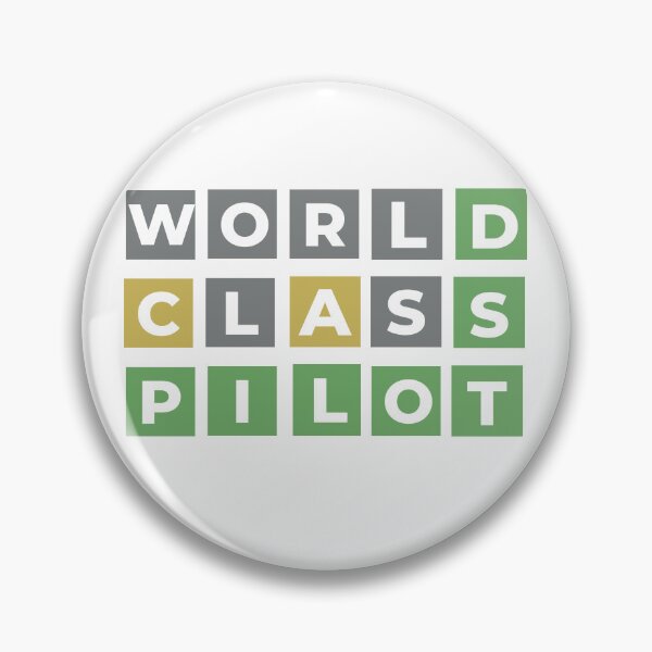 Artikelvorschau, Weltklasse-Pilot, lustiger Wordle-Pilot entworfen und verkauft von GoodyLeo.