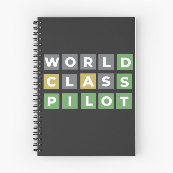 Item preview, World class pilot funny wordle pilot designed and sold by GoodyLeo.