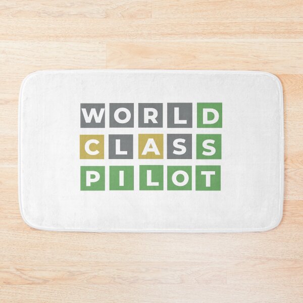 Artikelvorschau, Weltklasse-Pilot, lustiger Wordle-Pilot entworfen und verkauft von GoodyLeo.