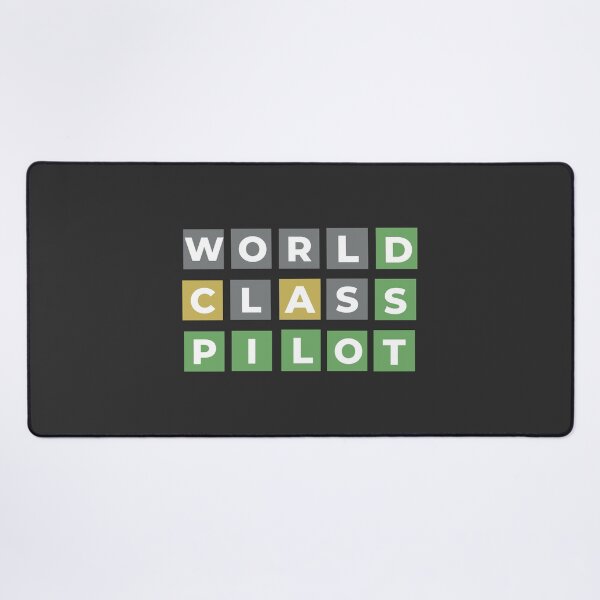 Item preview, World class pilot funny wordle pilot designed and sold by GoodyLeo.