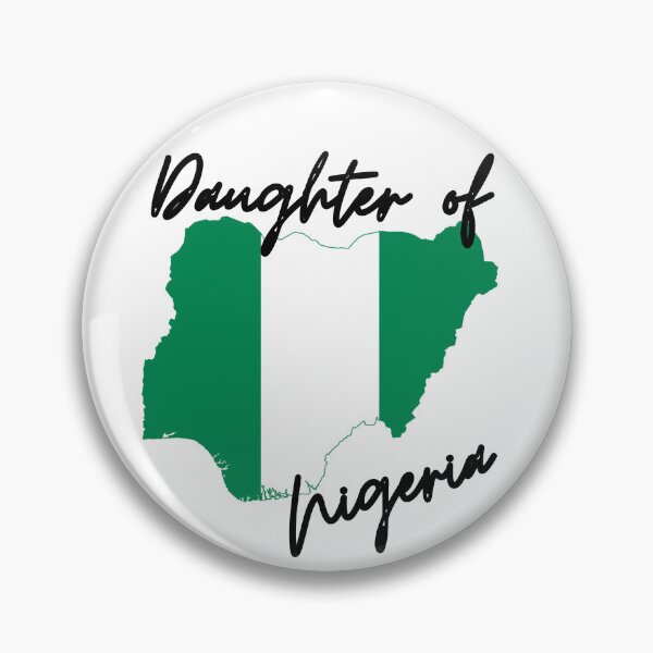 Item preview, Daughter of Nigeria Map Flag designed and sold by NovawayDirect.