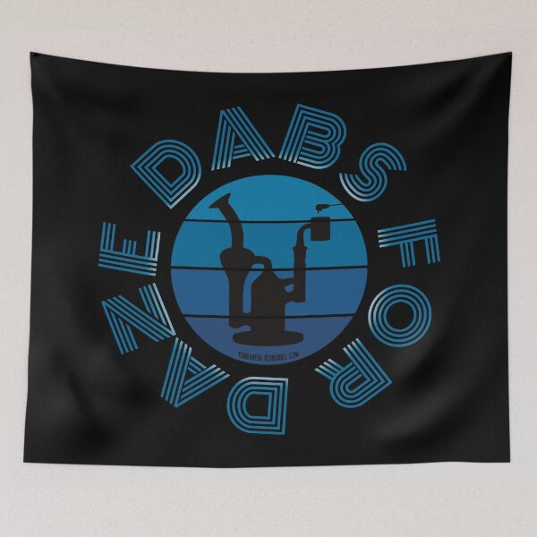 Item preview, Retro Vintage Sunset Blue Dab Rig-Dabs for daze designed and sold by YomeHayin.