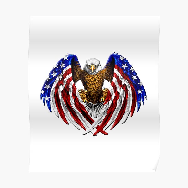 American Flag Eagle 4th of July Patriotic USA 3D AOP Baseball Jersey –  Teepital – Everyday New Aesthetic Designs