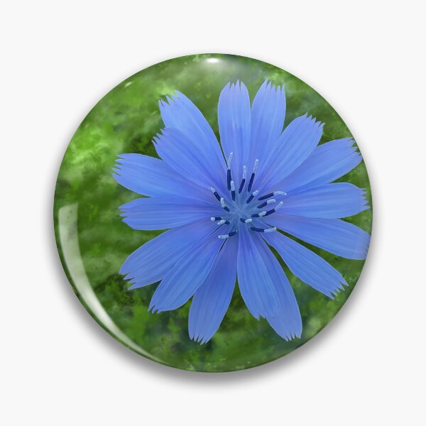 Item preview, Blue Flowering Chicory designed and sold by Kestrelle.