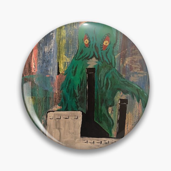 Item preview, Godzilla vs Hedorah painting designed and sold by ChaseLockee.