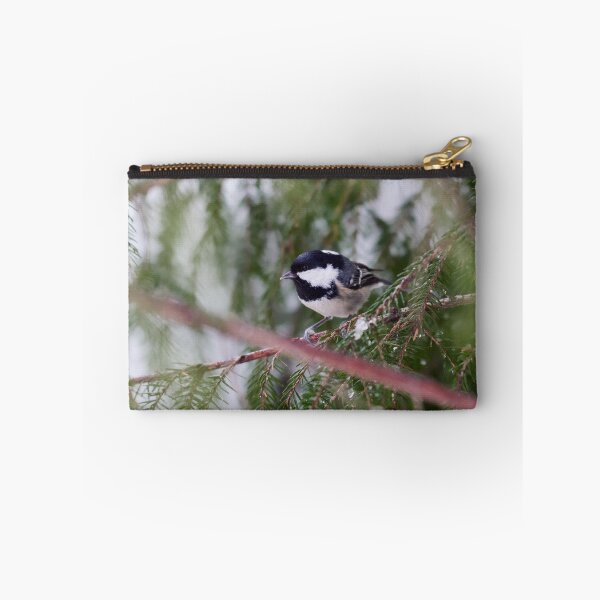 Item preview, Busy in the spruce. Coal tit designed and sold by Jouko Lehto Photography.
