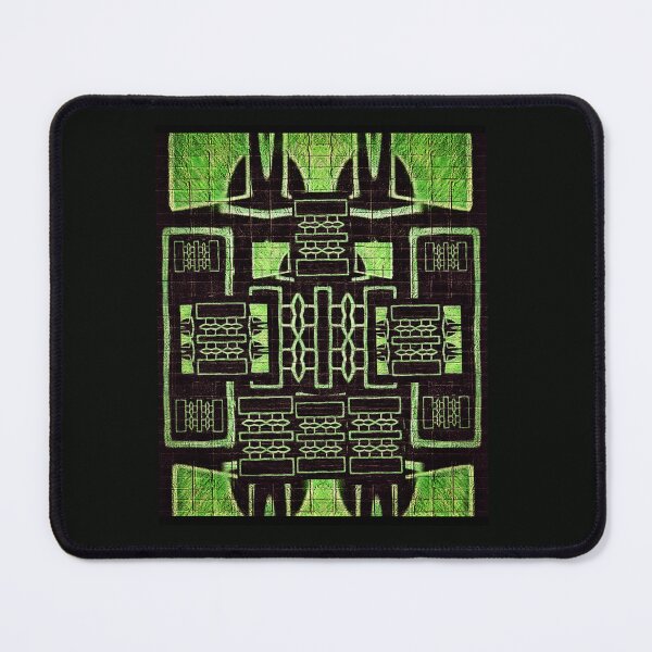 Item preview, "House of the Mansa"  - Green African Ethnic Contemporary Abstract Mudcloth Tribal Art Designs designed and sold by Tony Cisse.