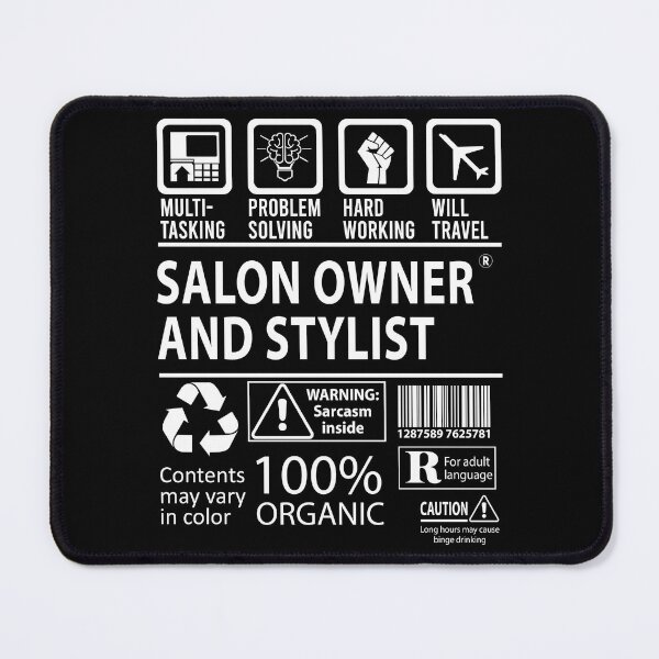 Item preview, Salon Owner And Stylist T Shirt - MultiTasking Certified Job Gift Item Tee designed and sold by sabinacsnm.