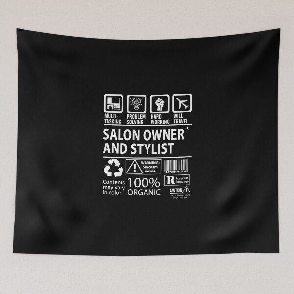 Item preview, Salon Owner And Stylist T Shirt - MultiTasking Certified Job Gift Item Tee designed and sold by sabinacsnm.