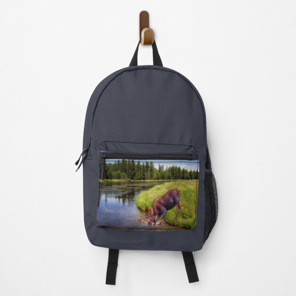 Item preview, Moose at the Madison River designed and sold by Kathy Weaver.